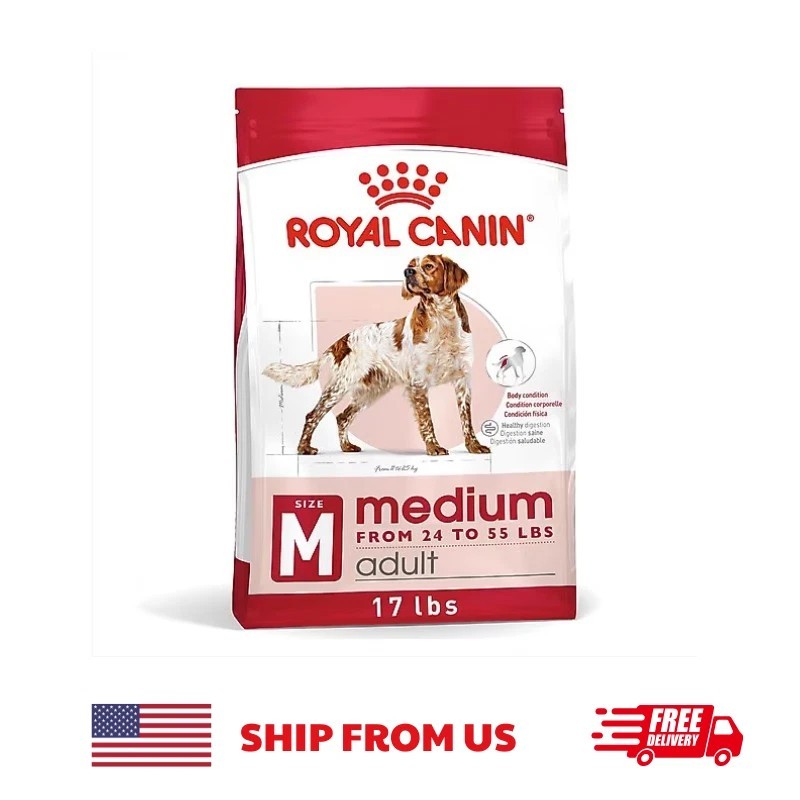 Royal Canin Medium Adult Dry Dog Food for Optimal Health 17-lb Bag