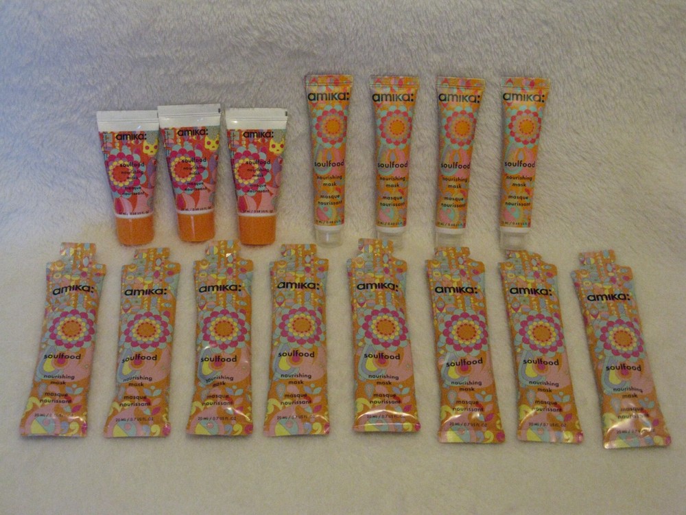 Amika Soulfood Nourishing Hair Mask Conditioner 15-Piece Lot 10.36oz New