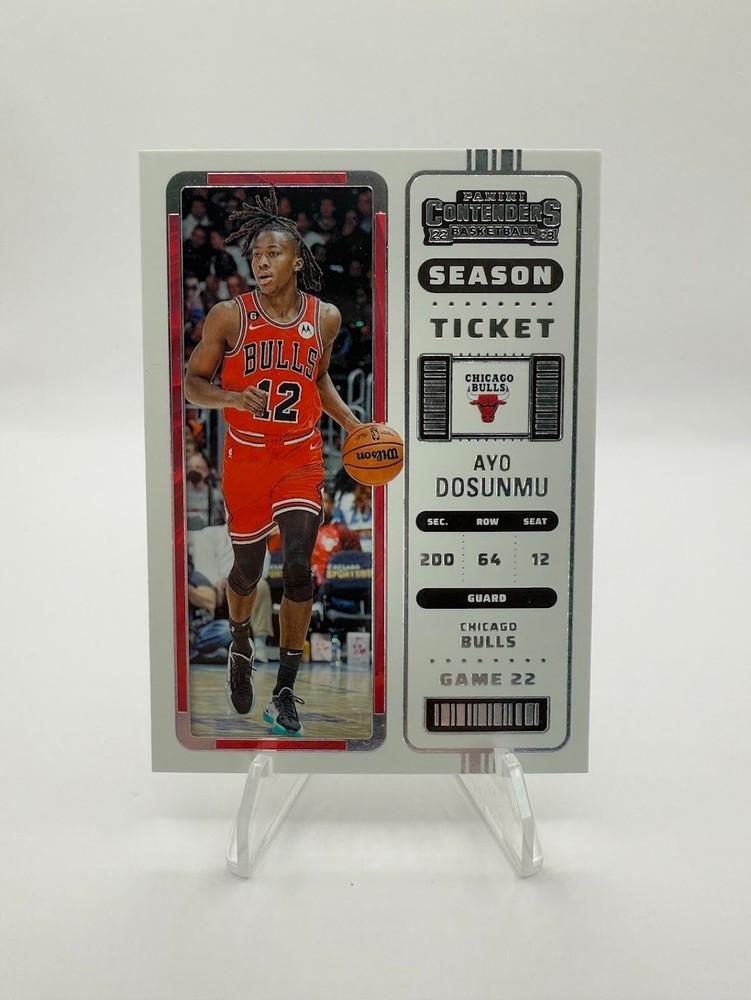 2022-23 Panini NBA Contenders Ayo Dosunmu Season Ticket Card #84