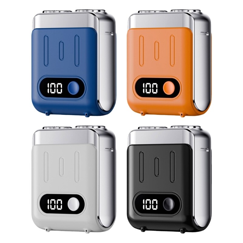Small Travel Trimmer with Digital Display Efficient Shaving Tool Travel Shaver