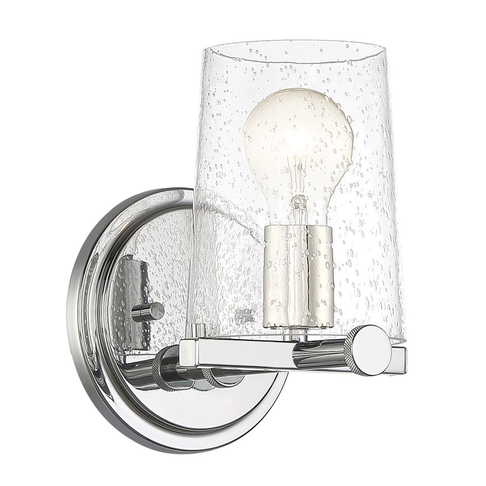 Chrome 9-Inch Tall Matteson Bathroom Sconce by Designers Fountain 95801  