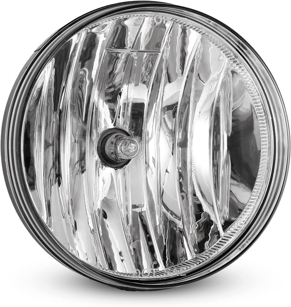 Driver Side Fog Light For 07-13 GMC Sierra 1500 2500 Left Bumper Lamp Clear Len