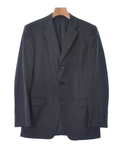 Calvin Klein Seak Tailored Gray Black Stripe Mens Jacket Size 34 Preowned