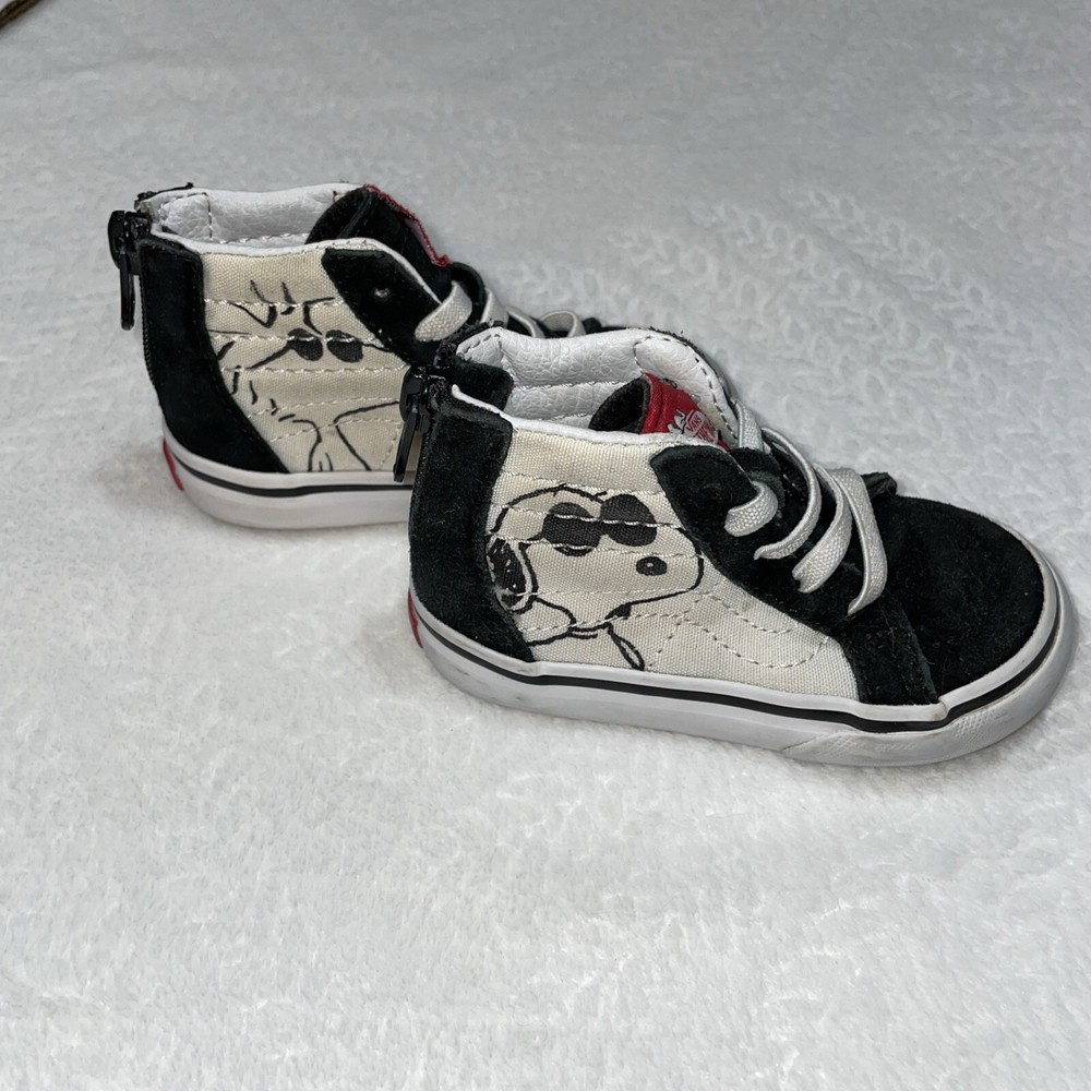 Vans 2017 Snoopy Woodstock Toddler SK8 Zip Hoodie Size 5