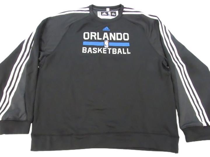 New Orlando Magic Mens Sizes L-XL-2XL-3XL +2 Adidas Climalite Black Sweatshirt