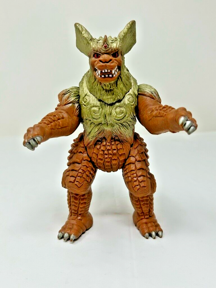 Vintage 1998 King Shisa Soft Vinyl Figure 6” Godzilla TOHO Monster BANDAI