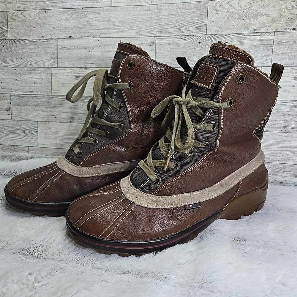 Pajar Waterproof Boot Mens 11.5 Trooper Winter Sherpa Lined Leather Waterproof