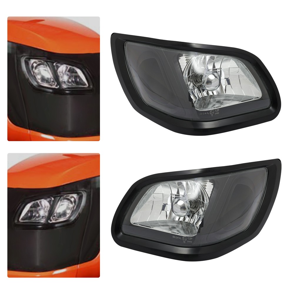 Pair Car Headlights For Kubota M96 MX4700 MX5100 Series Left & Right Front Lamps
