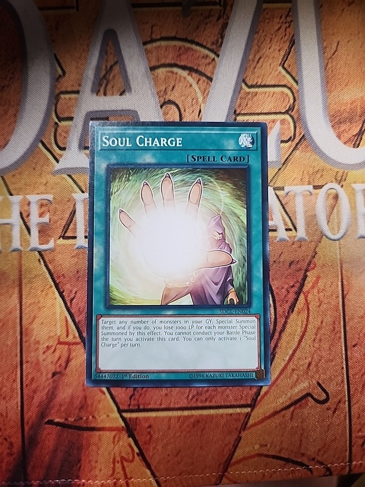 Soul Charge SDCL-EN024 Cyberse Link 1st Ed Yu-Gi-Oh Card