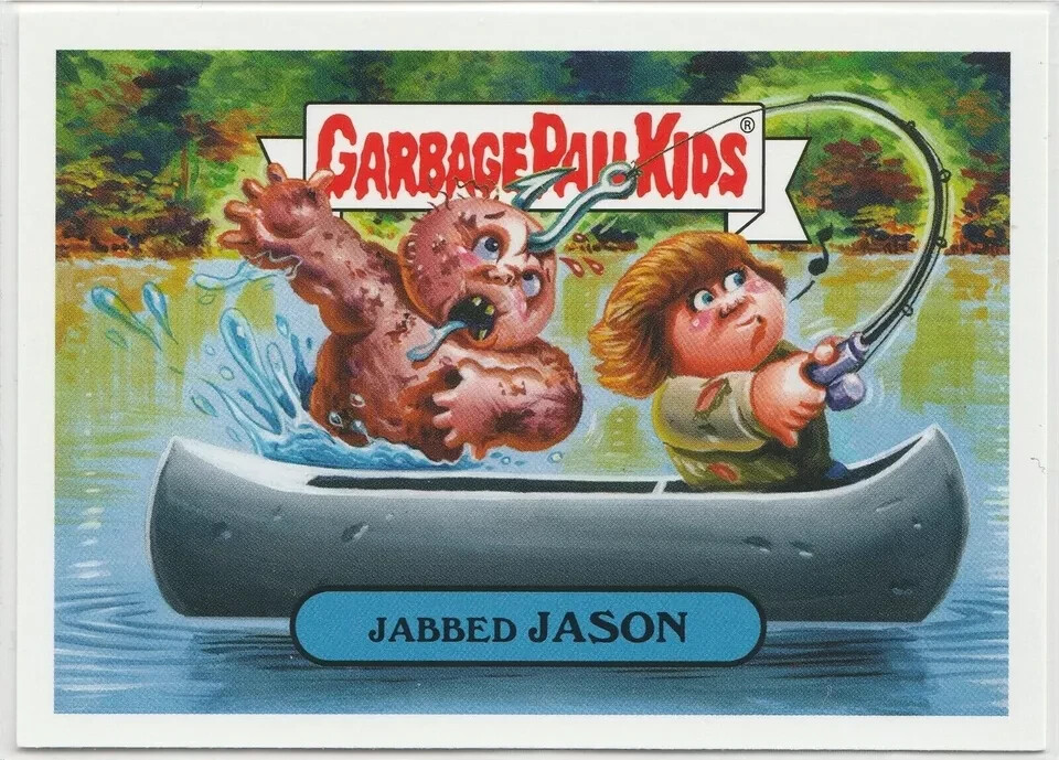 Jabbed Jason #6a Garbage Pail Kids GPK 2019 Revenge of Oh the Horror-ible