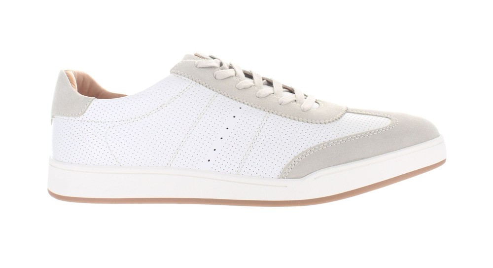 Johnnie-O Mens Topspin White Fashion Sneaker Size 8 (7671869)