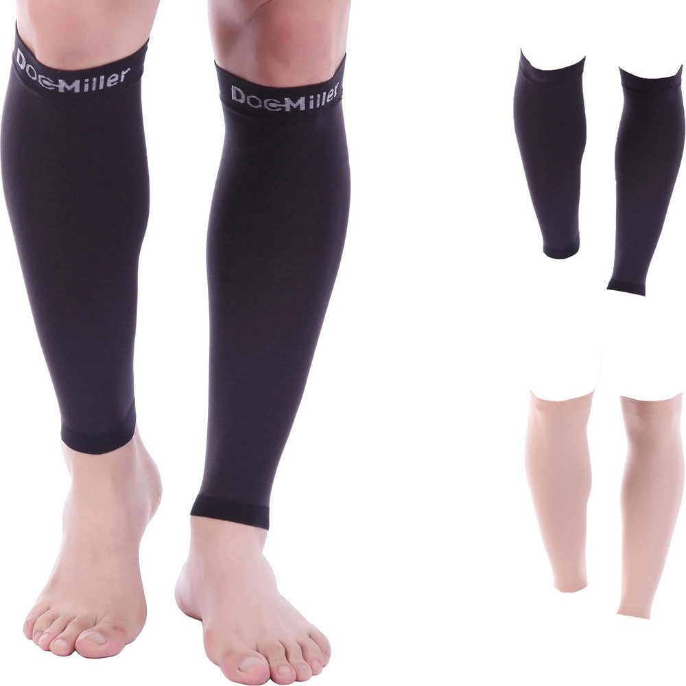 Compression Calf Sleeve for Short Men Women 15-20mmHg Medical Support