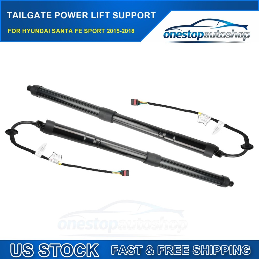 2x Rear Tailgate Power Hatch Lift Supports for 2015-2018 Hyundai Santa Fe Sport