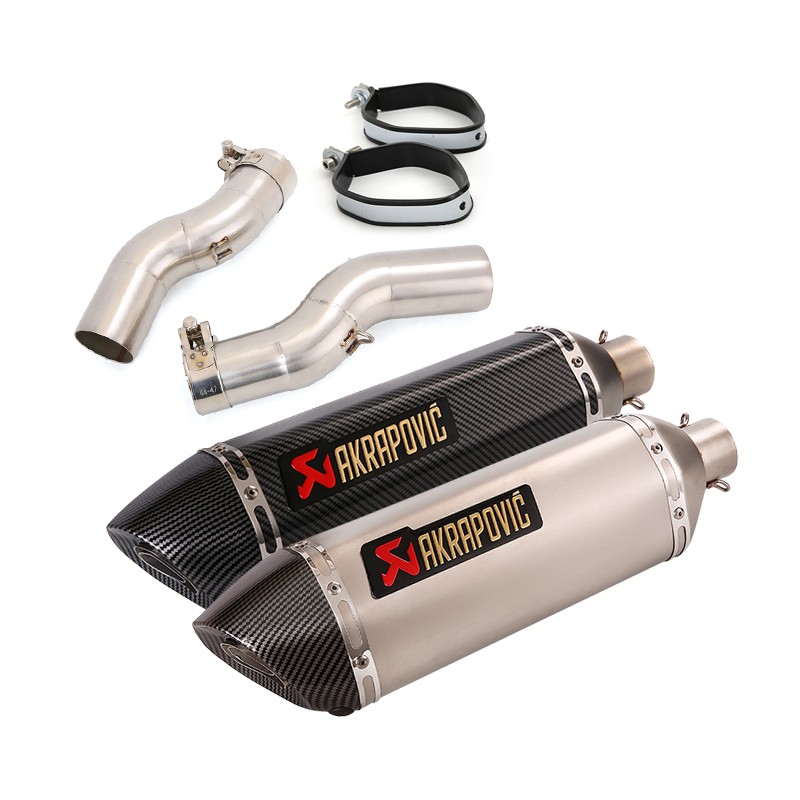 For Suzuki Hayabusa GSX1300R 2021-2025 Exhaust System Mid Pipe Muffler Slip On