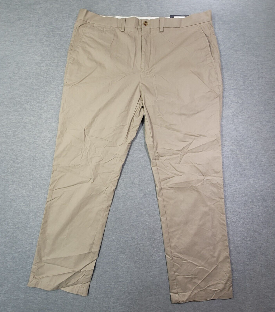 TailorByrd Mens 40x32 Beige Performance Straight Leg Golf Pants NWT