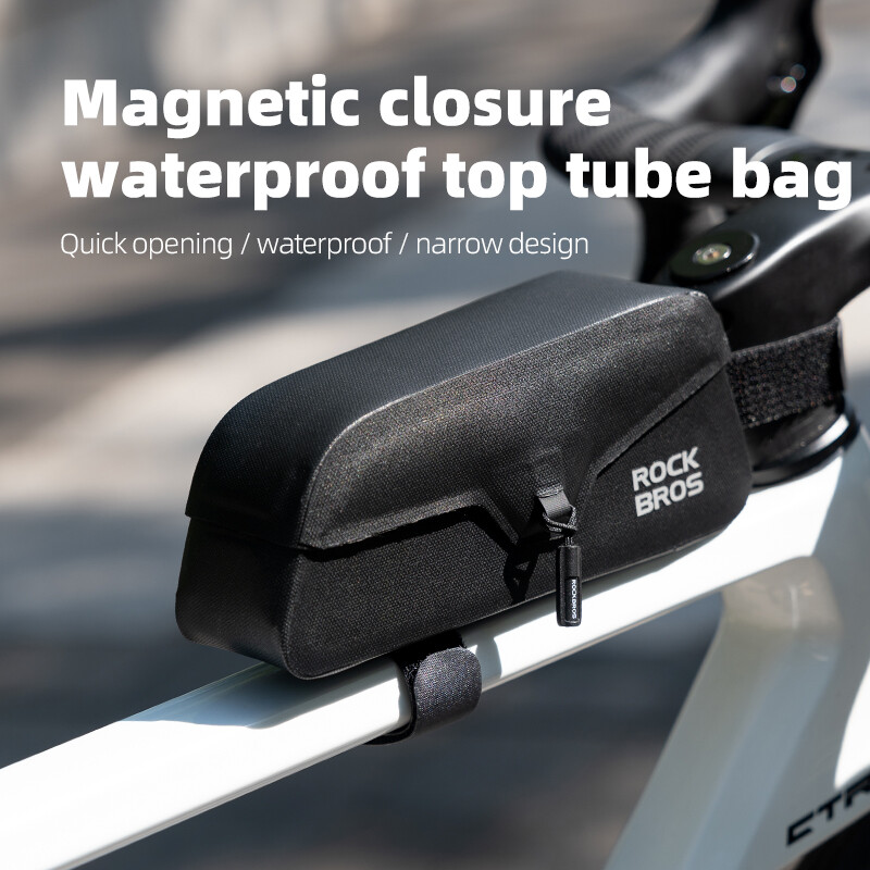 ROCKBROS Waterproof Magnetic Bike Frame Bag for Cycling