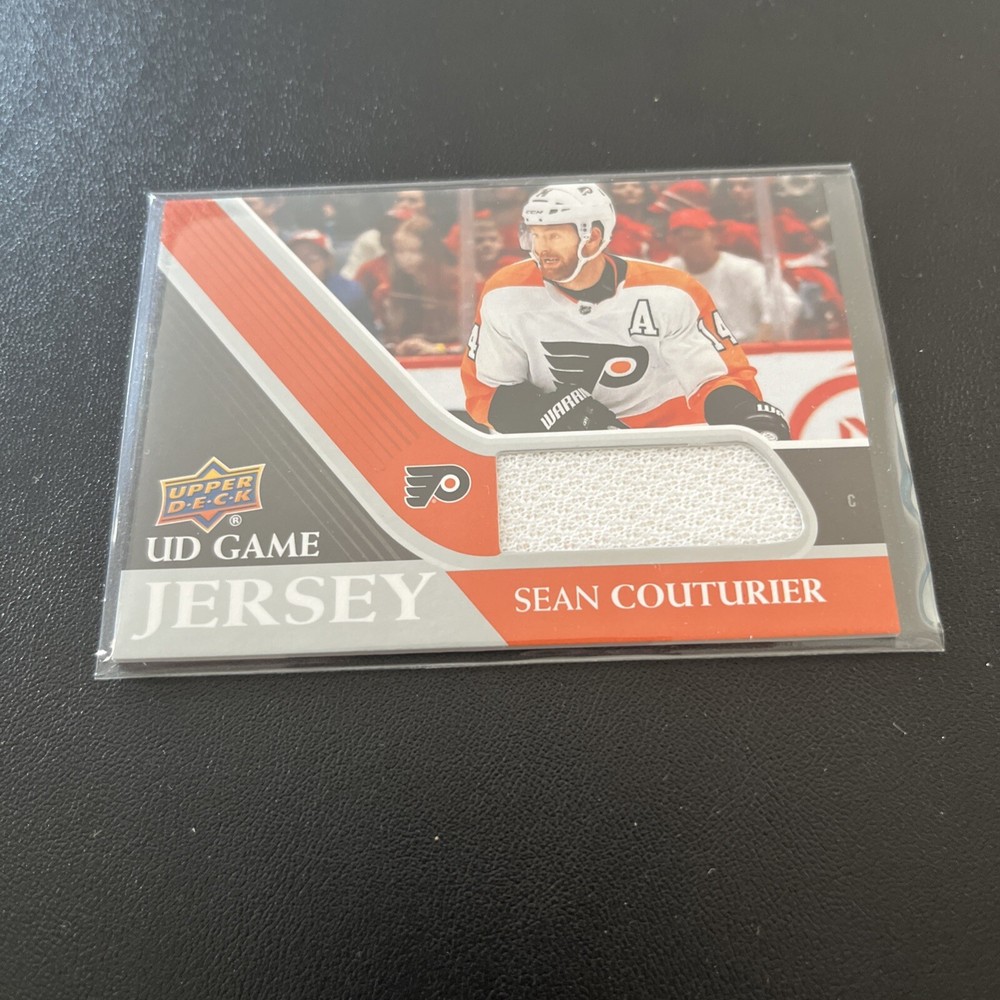 2020-21 Upper Deck Series 1 Sean Couturier Game Jersey Card GJ-SC Philadelphia Flyers
