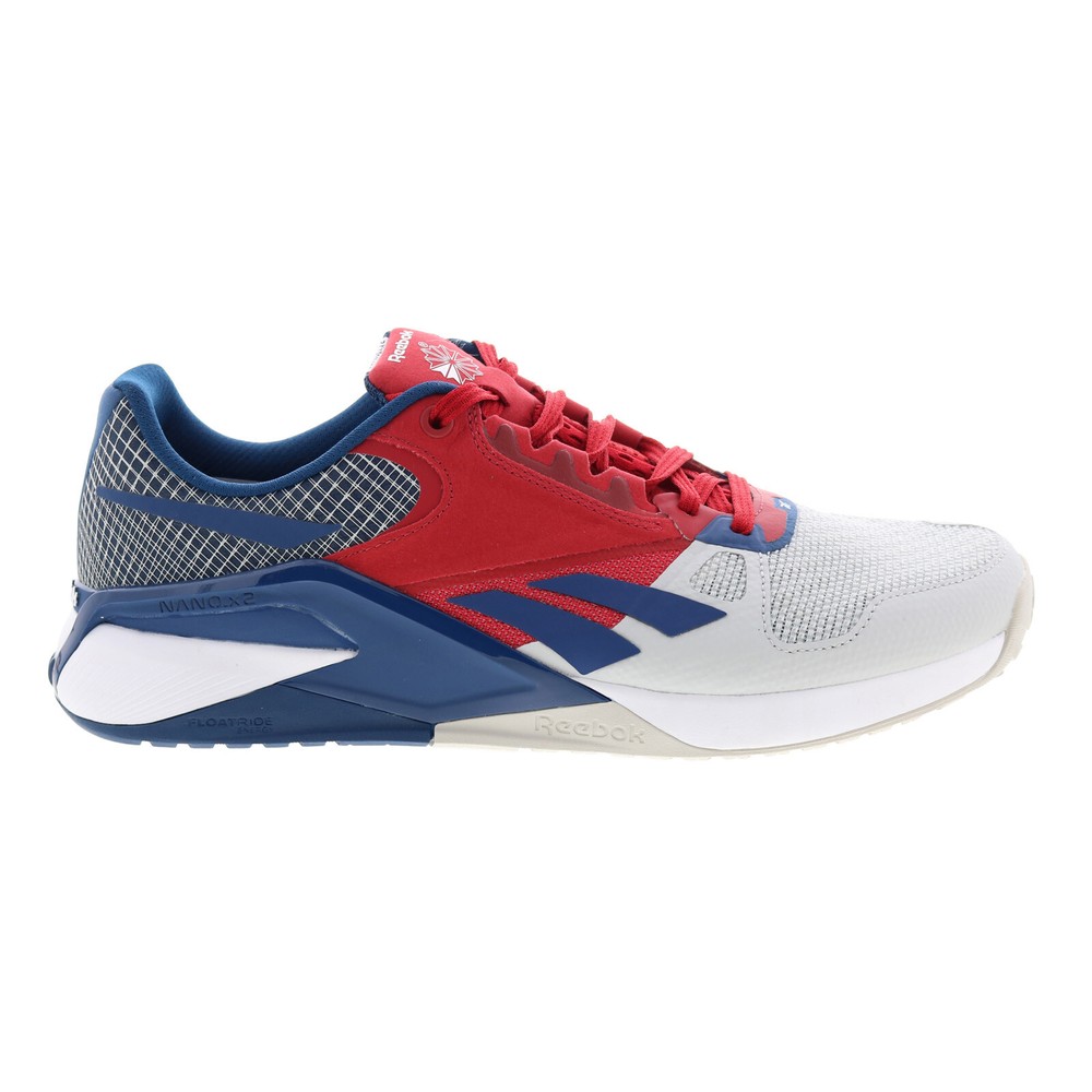 Reebok Nano 6000 Mens Gray Canvas Lace Up Athletic Cross Training Shoes 9.5