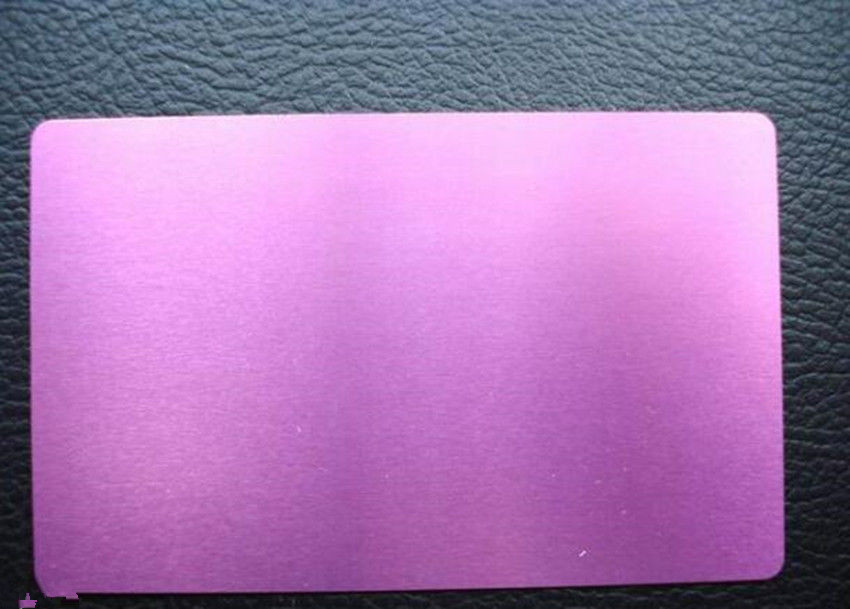 100pcs laser engraved Metal Business Cards Blanks 3.4x2.1in Thicknes (0.28mm) T