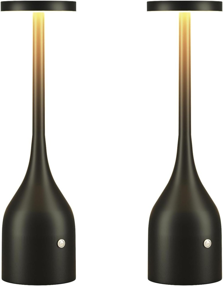 Yogaret 2 Pack Rechargeable Table Lamps Cordless 5000mAh Battery Operated Light