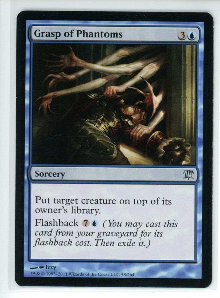 GRASP OF PHANTOMS Innistrad #58 ISD LP MTG Card