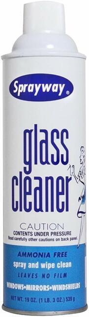 Sprayway Glass Cleaner Aerosol Spray - 19 oz