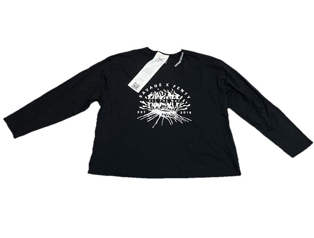 Savage x Fenty Women's black long sleeve 3X
