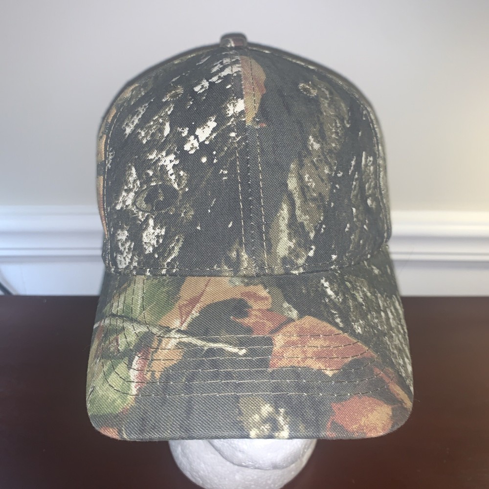 Mossy Oak vintage logo camo adjustable hook & loop outdoor cap