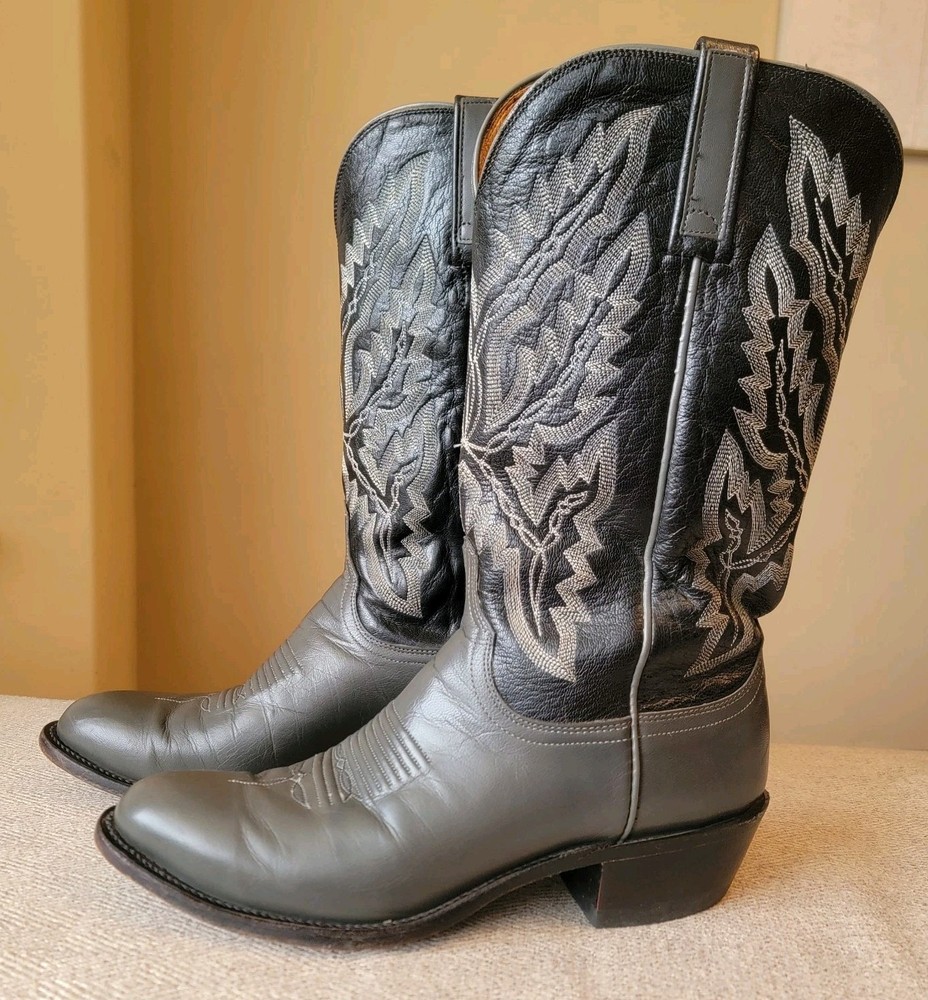 Men's Size 8 Lucchese 1883 Cowboy Boots - Premium Western Style