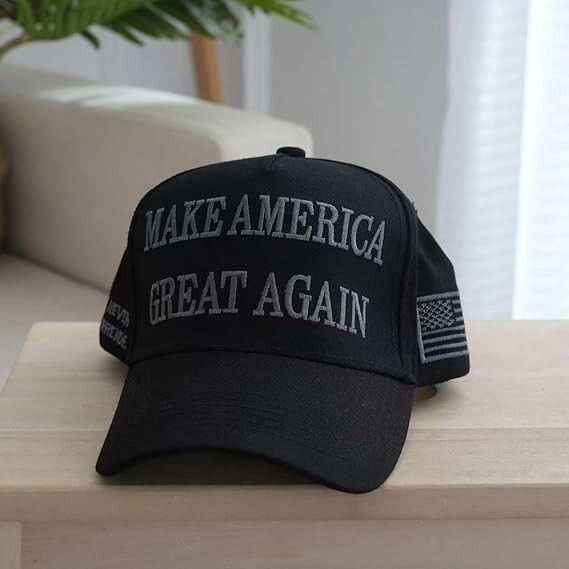 Donald Trump 45-47 Never Surrender MAGA Hat, Trump 2024 Hat USA Embroidered.