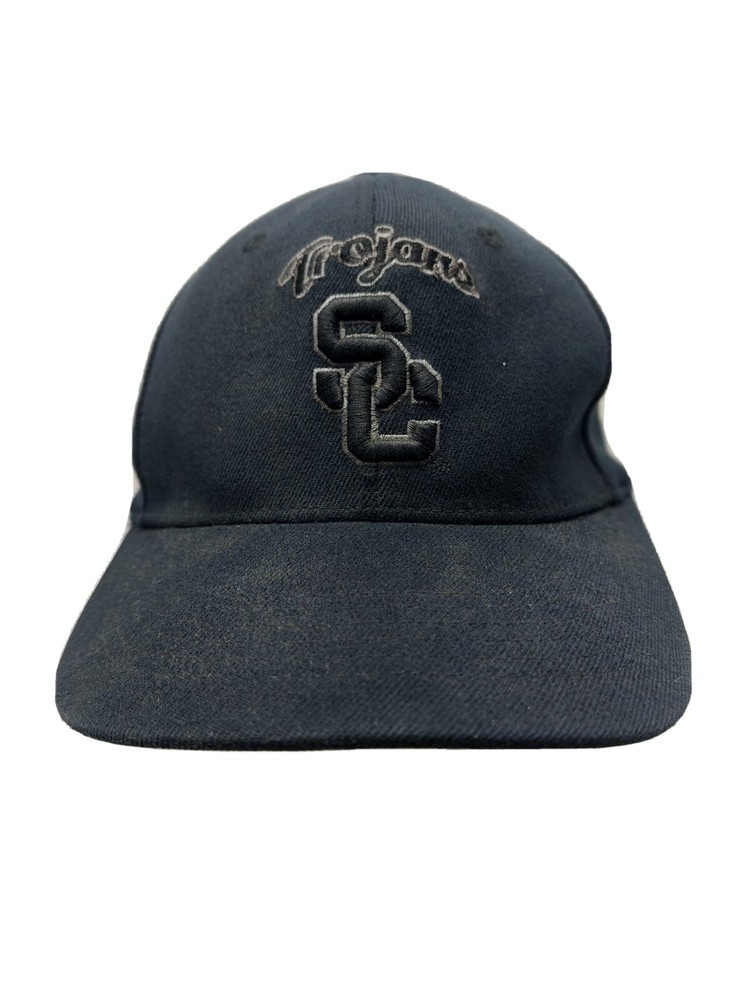 Vintage Trojan SC Hat in Black by Team Trojan Brand