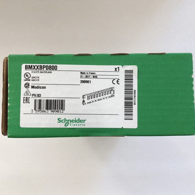 Schneider BMXXBP0800 PLC Communication Module for Industrial Automation