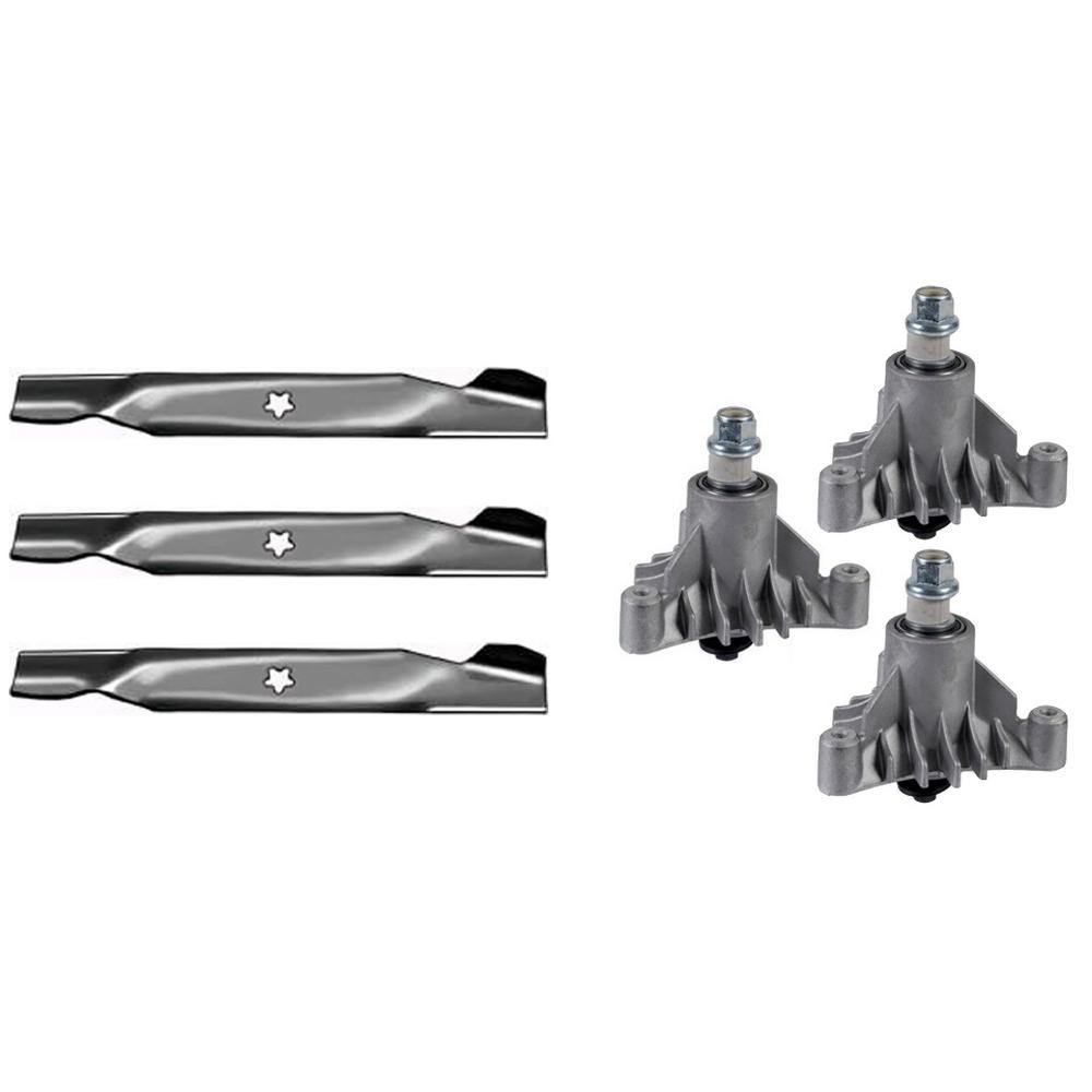 Mower Blade & Spindle Assembly Kit Fits Husqvarna Replaces 137380