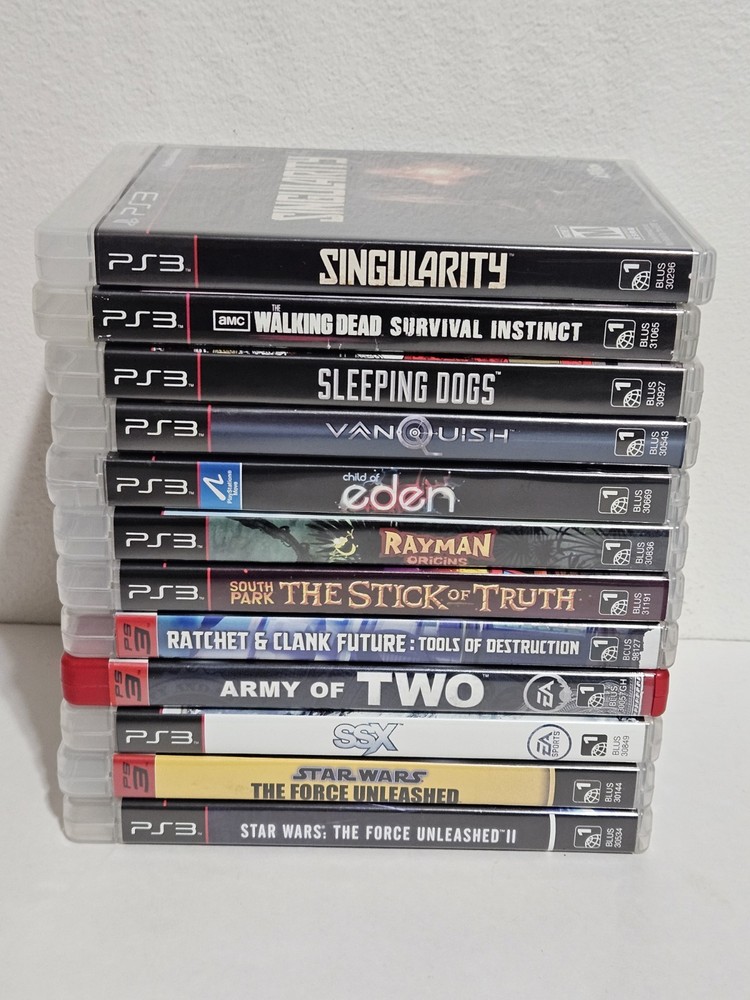 Playstation 3 Games Lot Of 12 Ps3 Games Lot Of 12 Cib Complete Very Good Tested