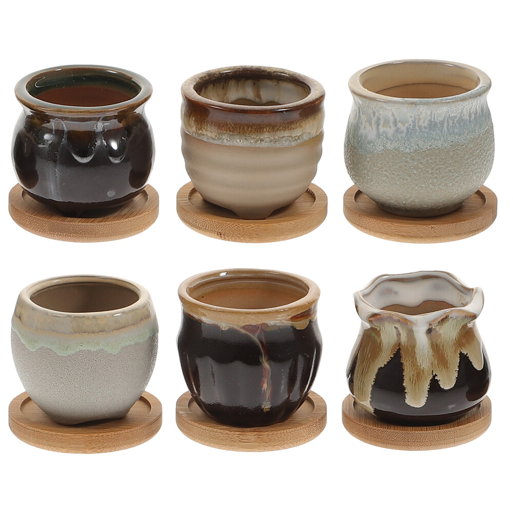 6 Pcs Plant Stands Indoor for Multiple Plants Flowerpot Succulent