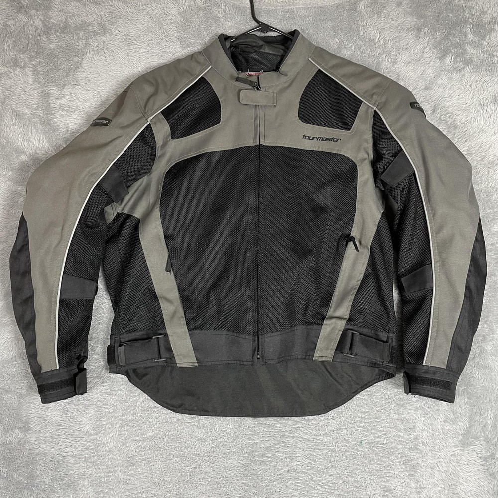 Tourmaster Jacket Mens Large Black Draft Air Series 3 Mesh Motorcycle Riding