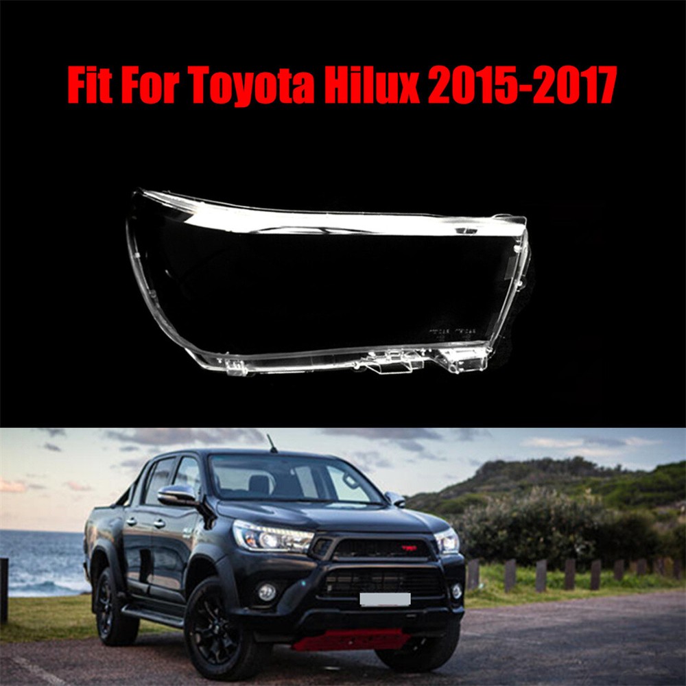 1Pcs Headlight Headlamp Clear Lens Right Cover Fit For Toyota Hilux 2015-2017