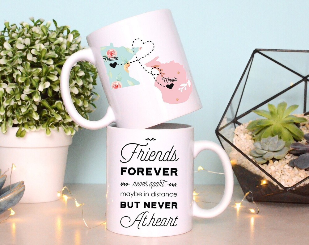 Long Distance Friendship Mug Long Distance Mug Best Friend Moving Mug Best