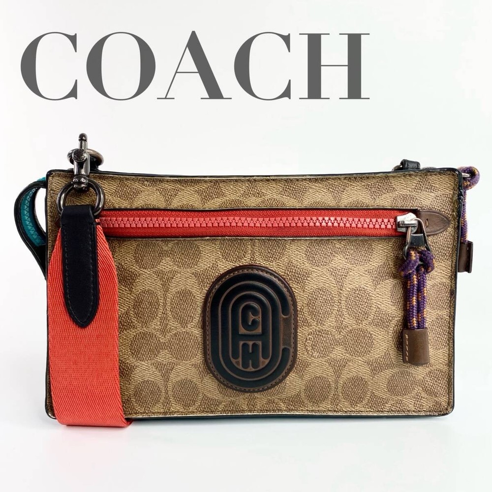 COACH Livington Convertible Pouch - Shoulder Bag or Clutch in Premium Leather