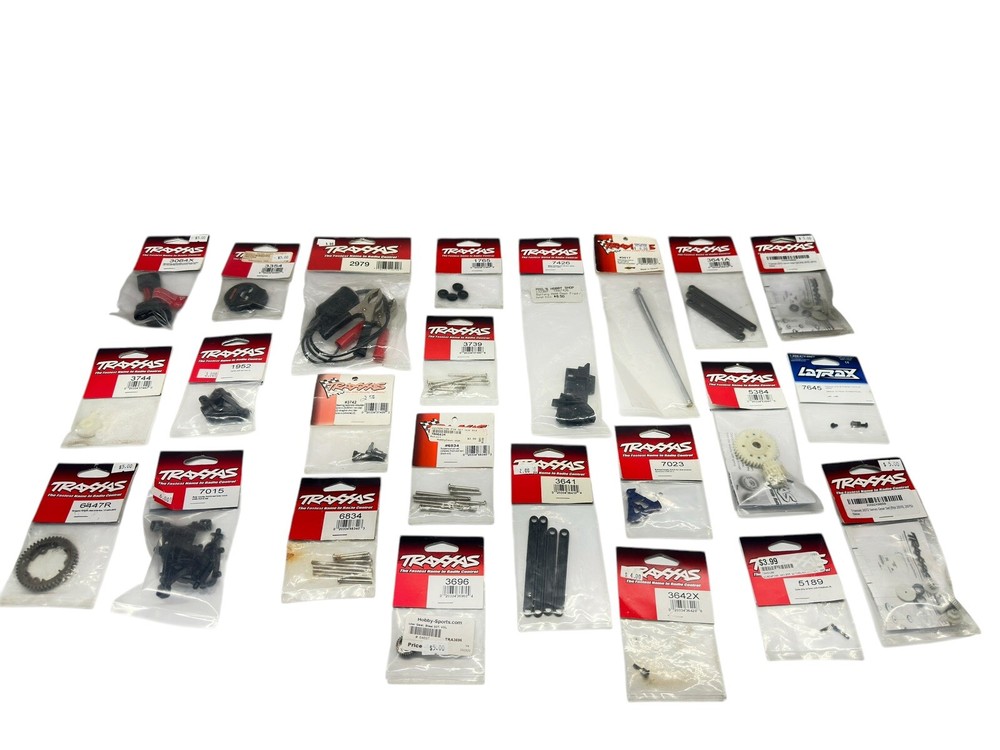 Traxxas Lot Of 23 Random NIP Parts & 1 Open Rc Part #14539
