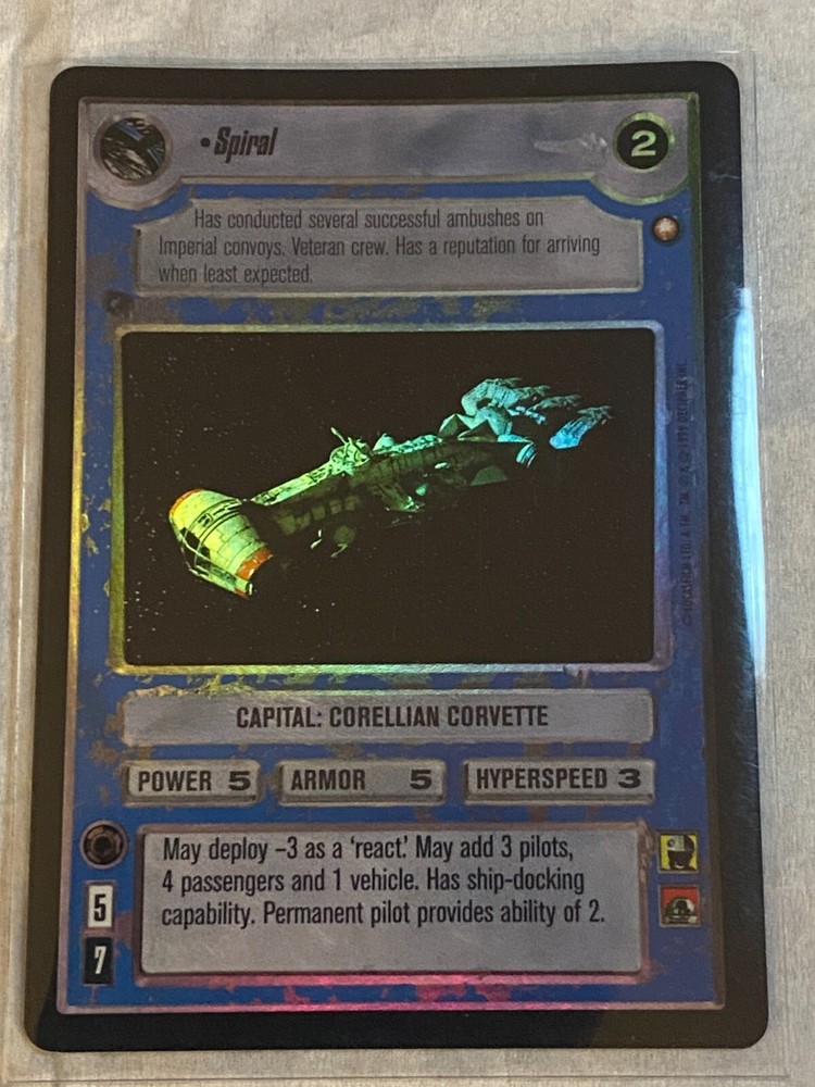 Decipher Star Wars CCG Reflections I SPIRAL Foil NM