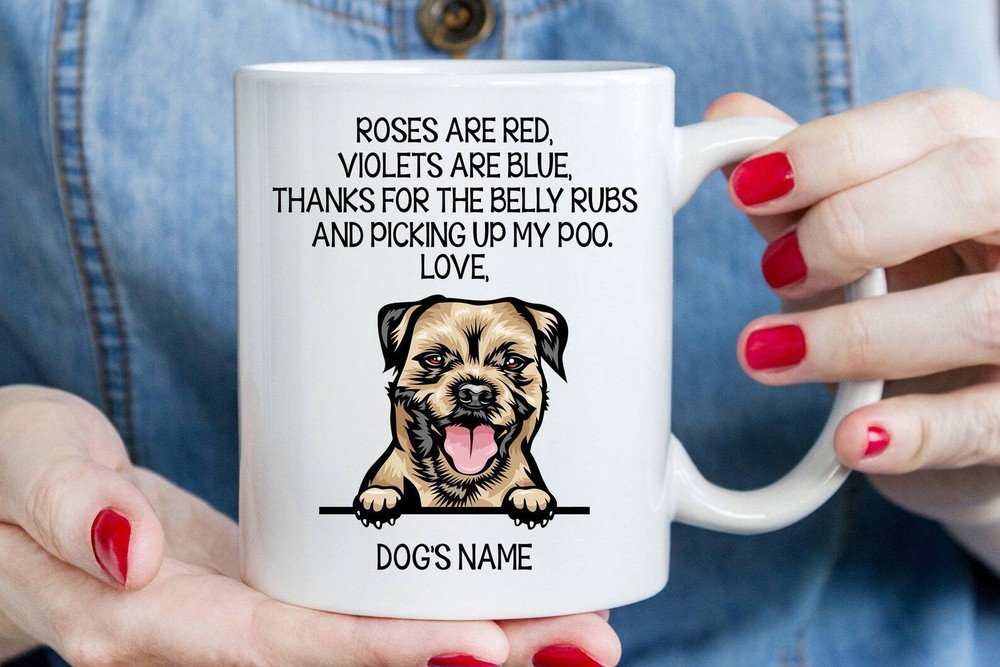 Border Terrier Mom Mug - Funny Best Gift for Dog Lovers  