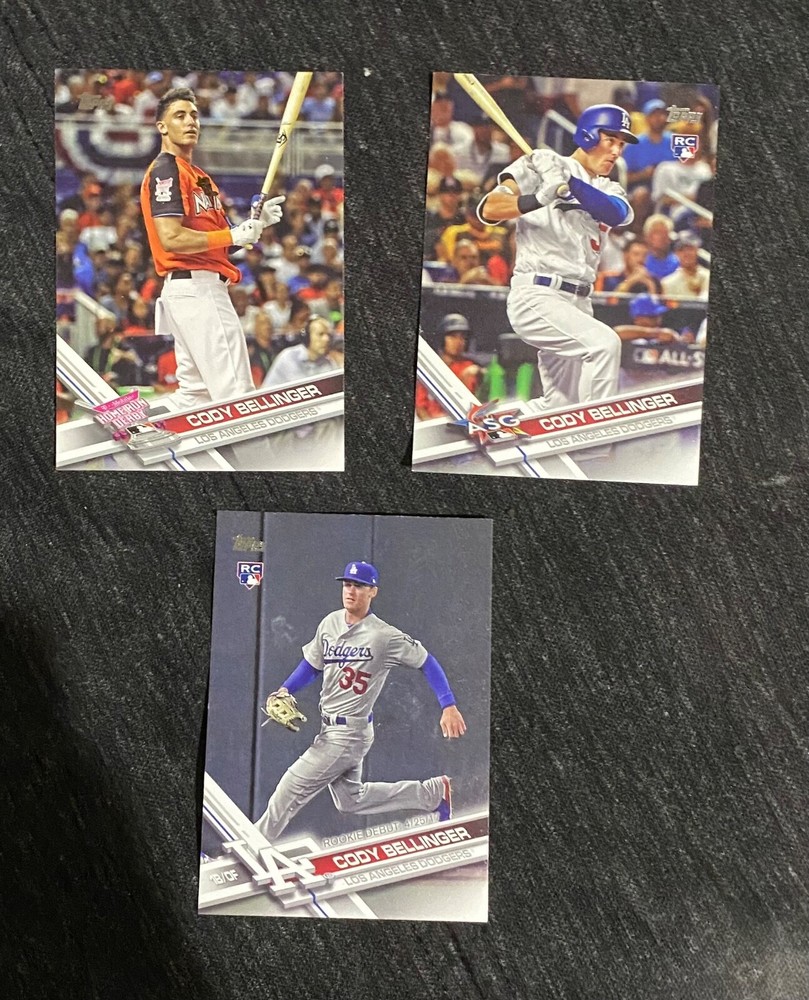 2017 Topps Cody Bellinger 3 Rookie Cards Home Run Derby All Star Game