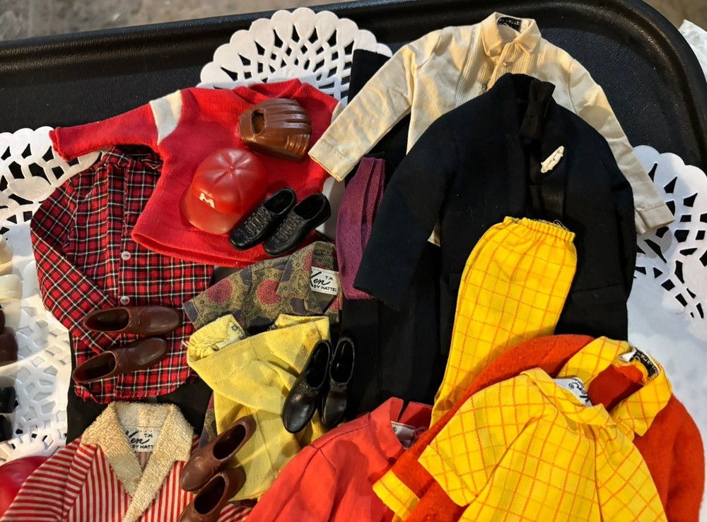 Original Vintage Barbie Ken Outfit Tuxedo and other outfits and shoes
