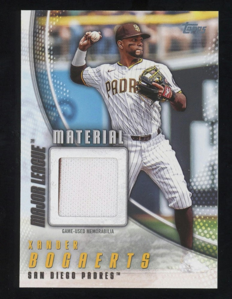 2025 Topps Series One #MLM-XB Xander Bogaerts Major League Material Relics