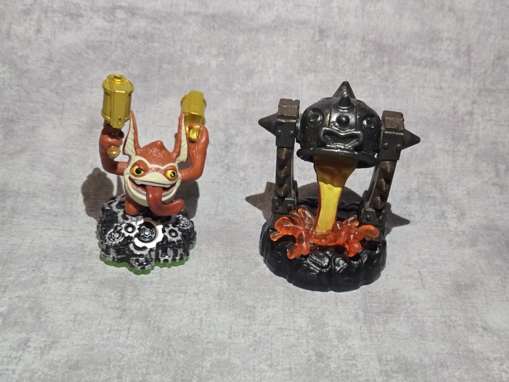 Skylanders Swap Force - Trigger Happy & Fiery Forge Magic Item Untested