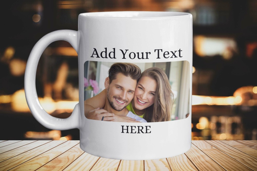 Personalized Coffee Mug Photo With Mug Customized Gift For Her Him