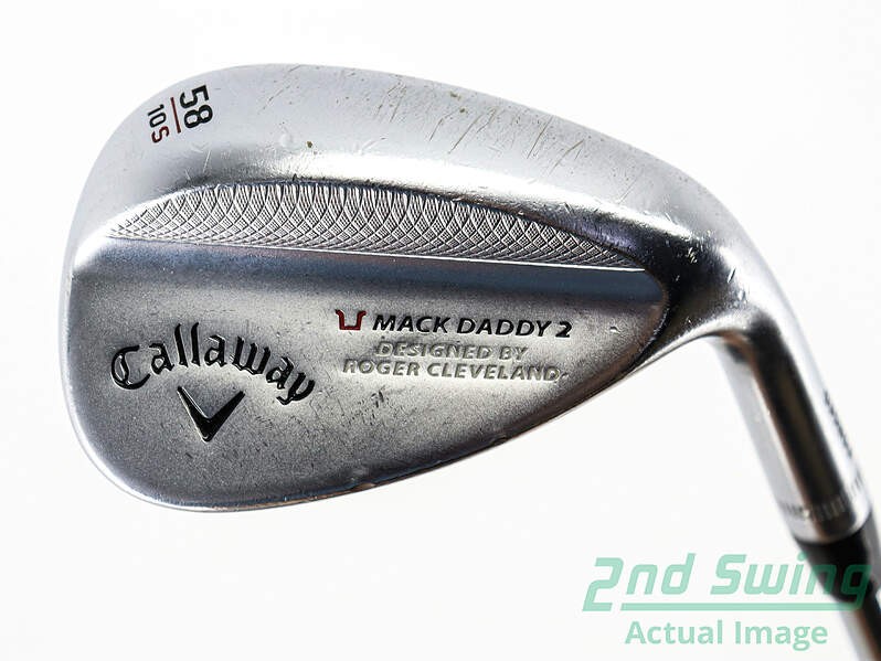 Callaway Mack Daddy 2 Chrome Lob Wedge 58° Steel Flex Right 35.25in