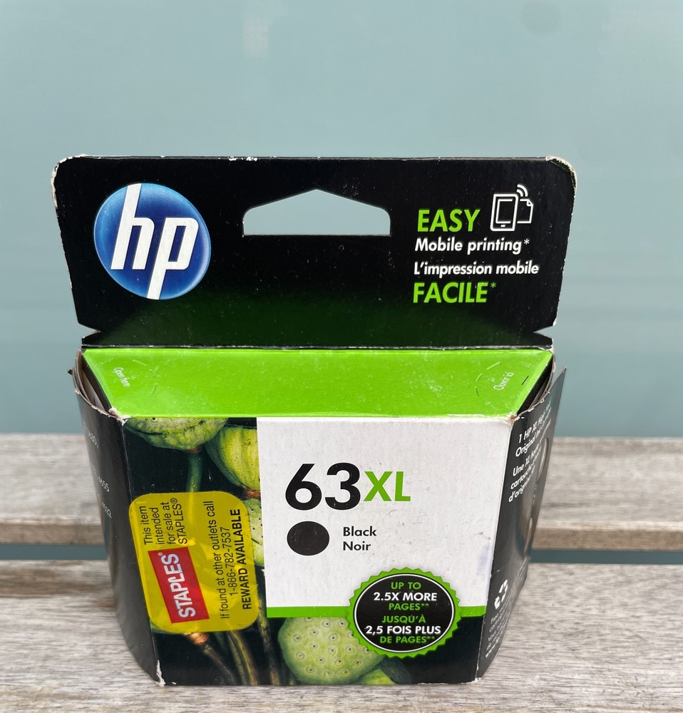 HP 63XL High Yield Black Ink Cartridge F6U64AN  