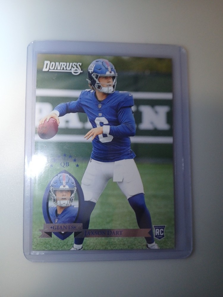 2025 Donruss Jaxson Dart Retro 1995 RC Rookie #33 Giants